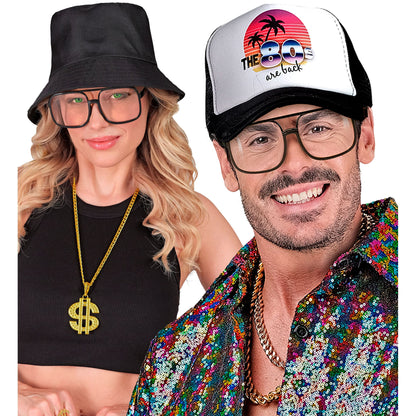 "90er JAHRE HIP HOP BRILLE MIT TRANSPARENTEN GLÄSERN" – Ansicht 4