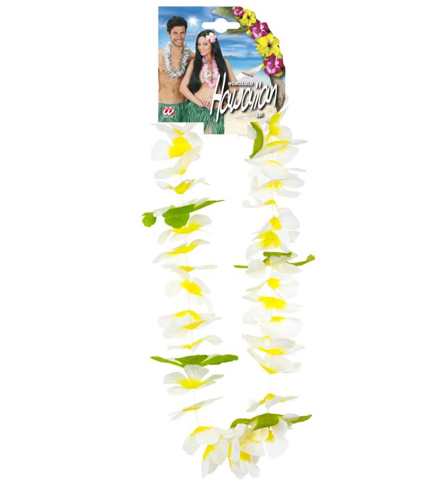 Bunte hawaiianische Halskette Honolulu mit farbenfrohen Blumen