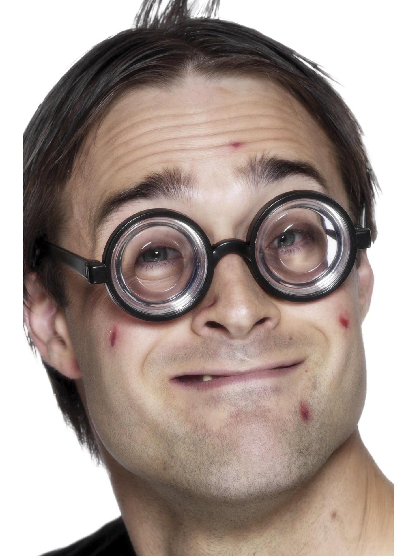 Smiffys Nerd Glasses, Black für Unisex