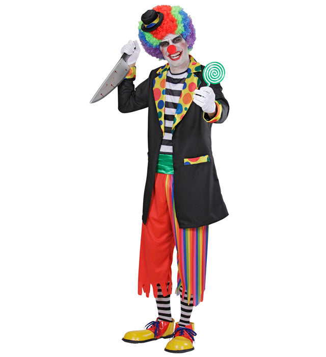 Bunte Clown-Schuhe in drei Farben für Erwachsene, ideal für Fasnacht und Karneval