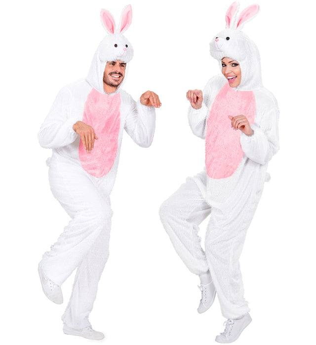 Hase Funny Overall mit Kapuze Tierkostüm für Fasnacht und Mottoparty