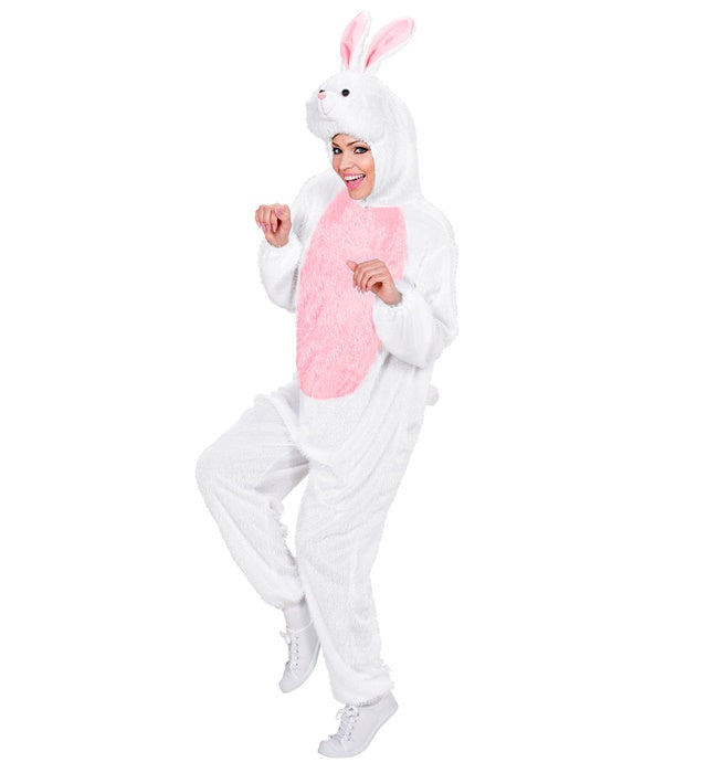 Hase Funny Overall mit Kapuze Tierkostüm für Fasnacht und Mottoparty