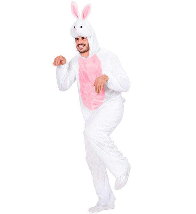 Hase Funny Overall mit Kapuze Tierkostüm für Fasnacht und Mottoparty