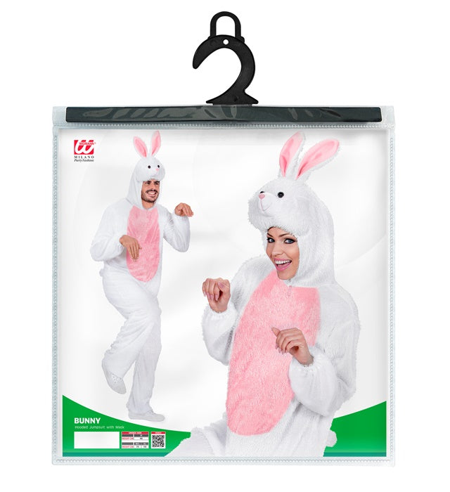 Hase Funny Overall mit Kapuze Tierkostüm für Fasnacht und Mottoparty