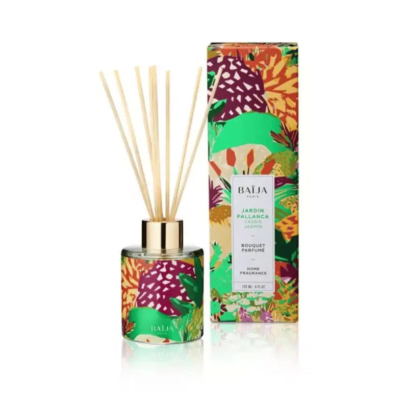 Baija, Jardin Pallanca, Schilfdiffusor, Aroma-Rattanstäbchen-Diffusor, 120 ml