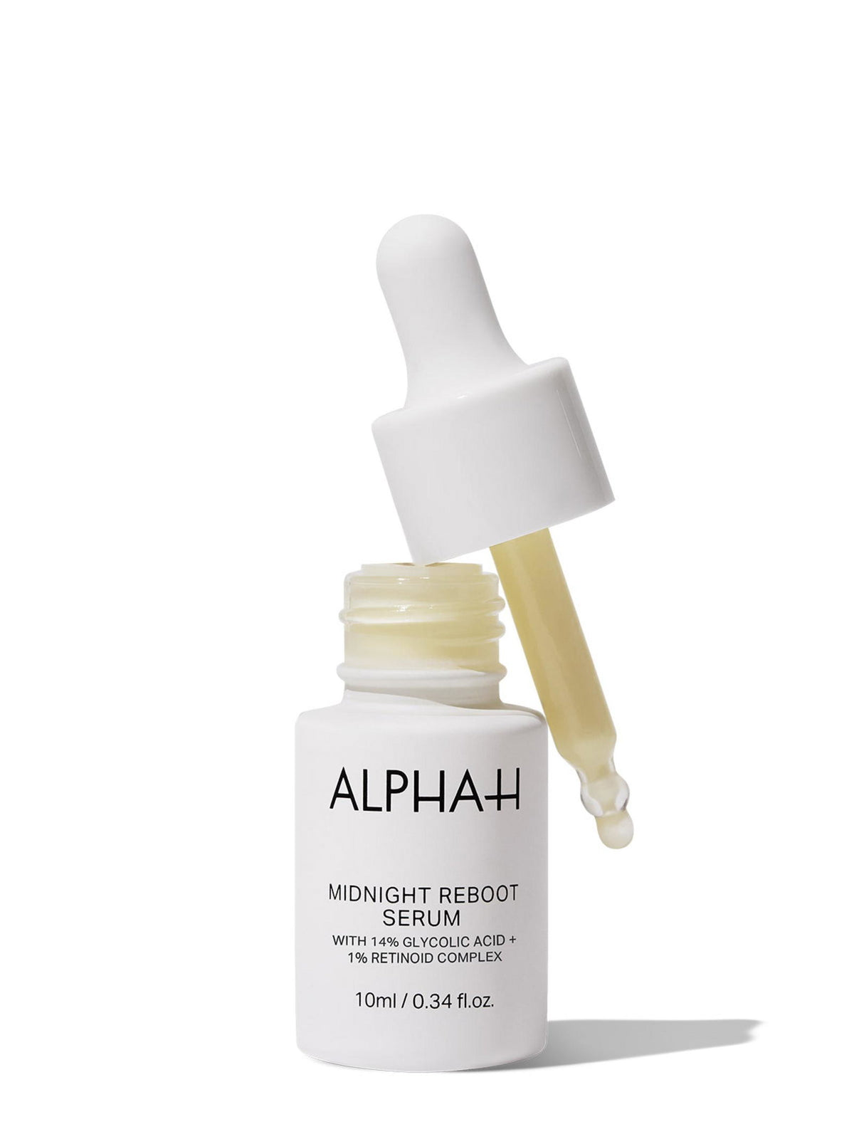 Alpha H, Midnight Reboot, Exfoliating & Brightening, Night, Serum, For Face, 10 ml *Miniature