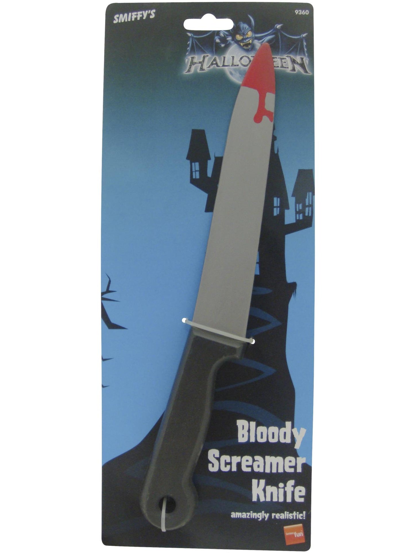 Smiffys Blood Stained Screamer Knife, Grey AC für Unisex
