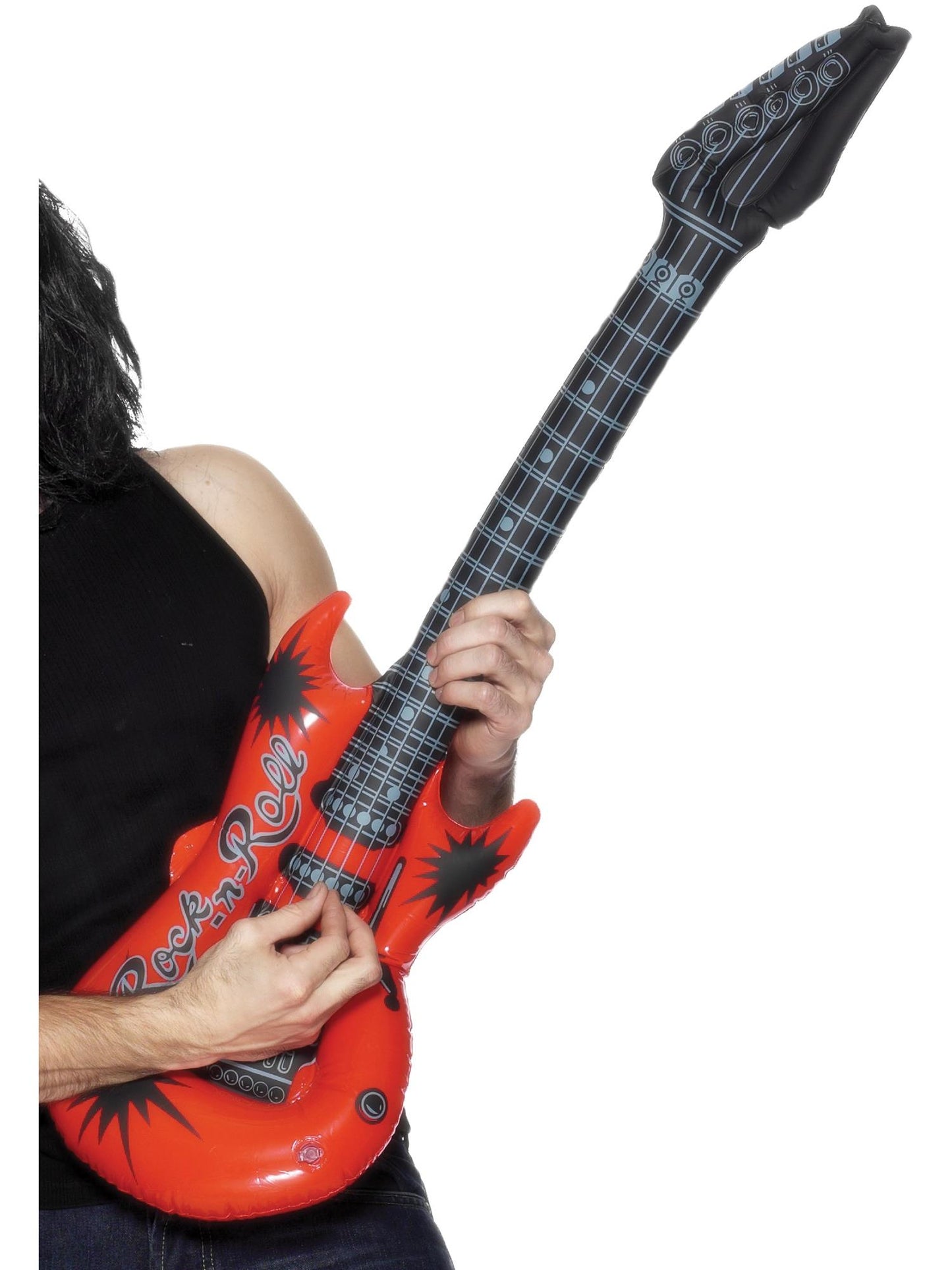 Smiffys Inflatable Guitar, Assorted AC für Unisex