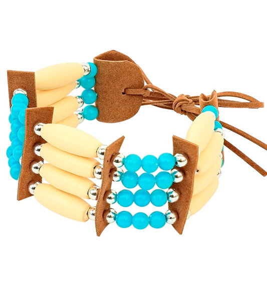 Indianer Armband als Fasnacht Kostümzubehör