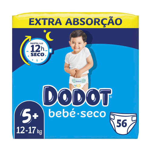 DODOT DODOT Pañal Dodot T5 Extra 56 Stück Windeln Kosmetik