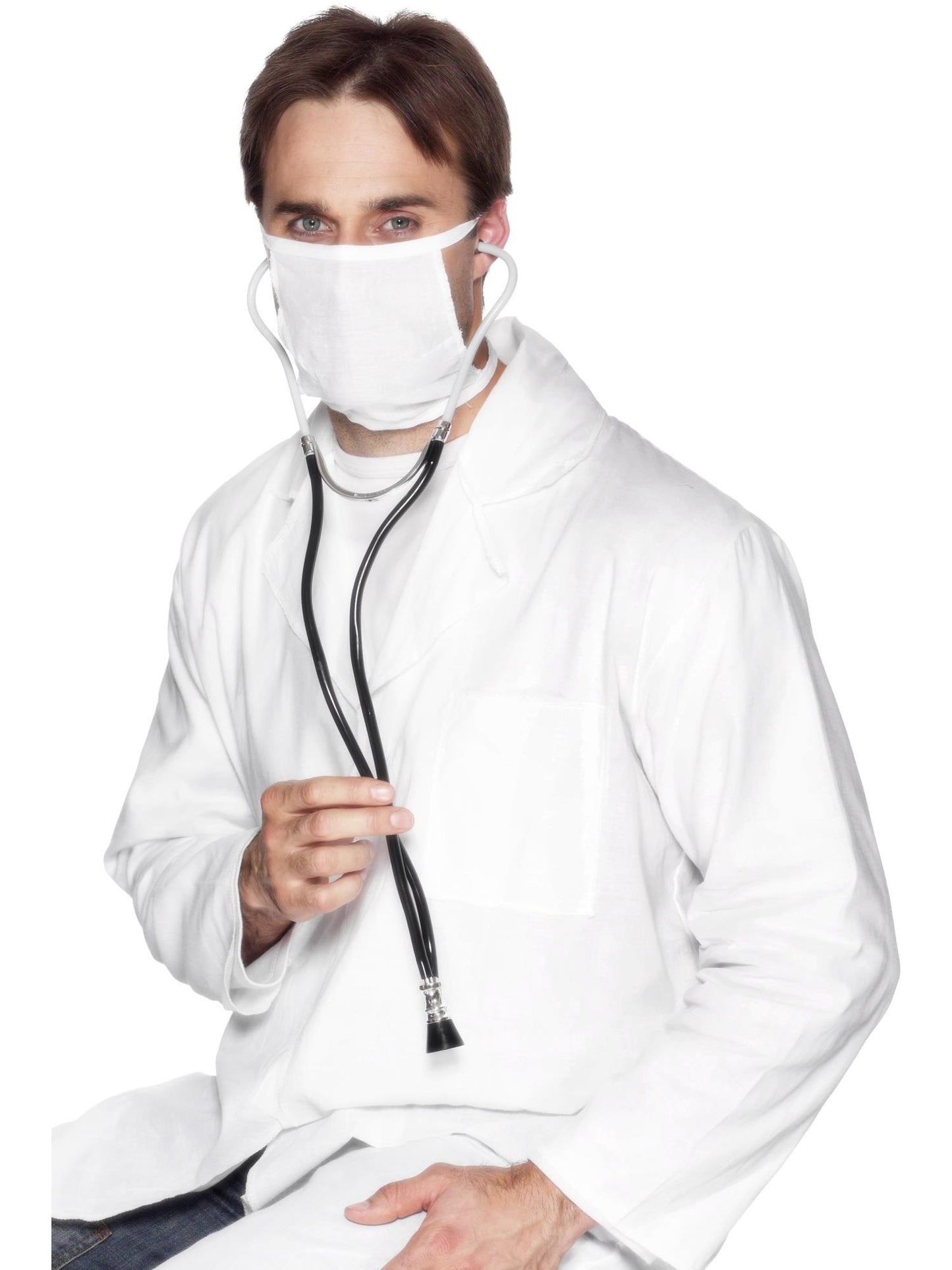 Smiffys Doctors Stethoscope, Black für Herren
