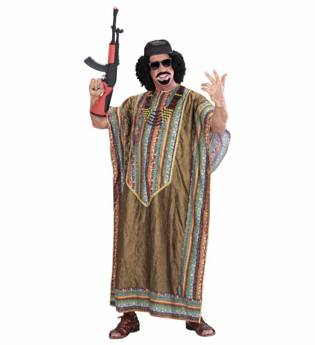Afrikanischer Diktator Tunika Kostüm für Fasnacht und Karneval