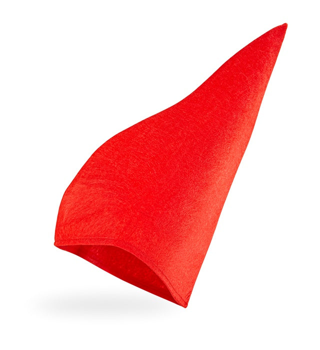Rote Koboldmütze aus weichem Material für Fasnacht und Karneval