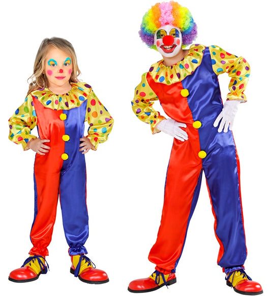Buntes Clown-Kostüm für Fasnacht und Karneval in der Schweiz