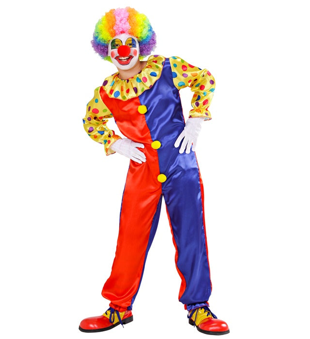 Buntes Clown-Kostüm für Fasnacht und Karneval in der Schweiz