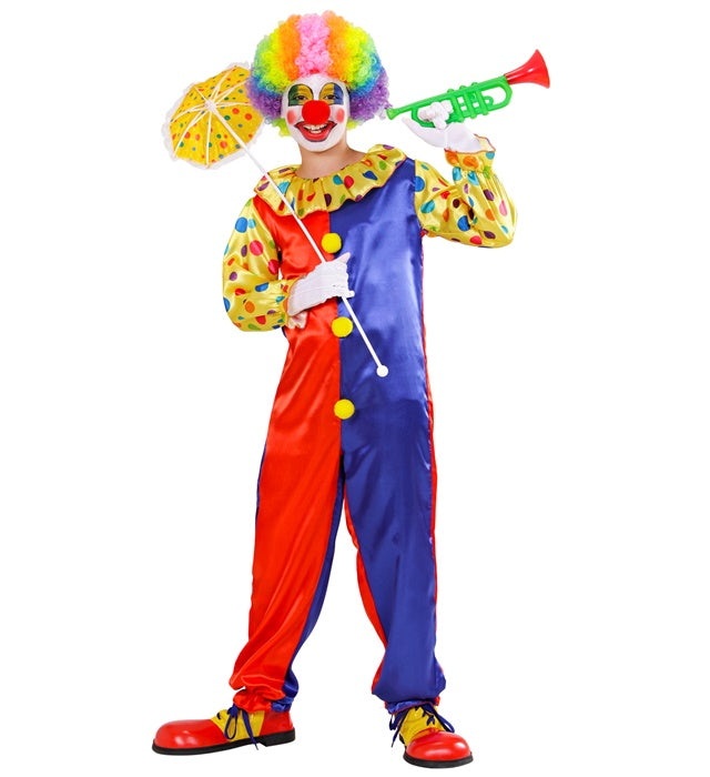 Buntes Clown-Kostüm für Fasnacht und Karneval in der Schweiz