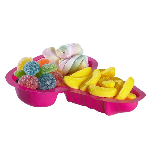 Set aus 2 bunten Partytellern ideal für Fasnacht und Karneval