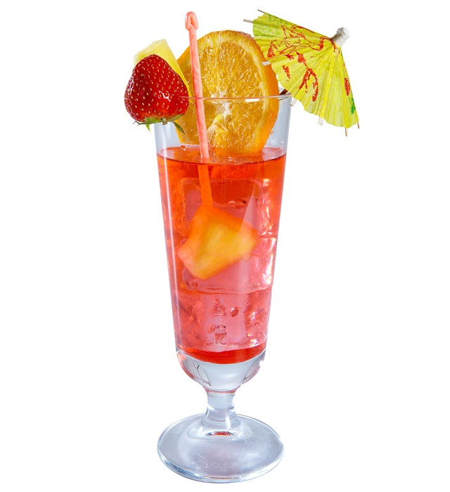 Set aus 10 bunten Cocktailpickern für Fasnacht und Mottoparty