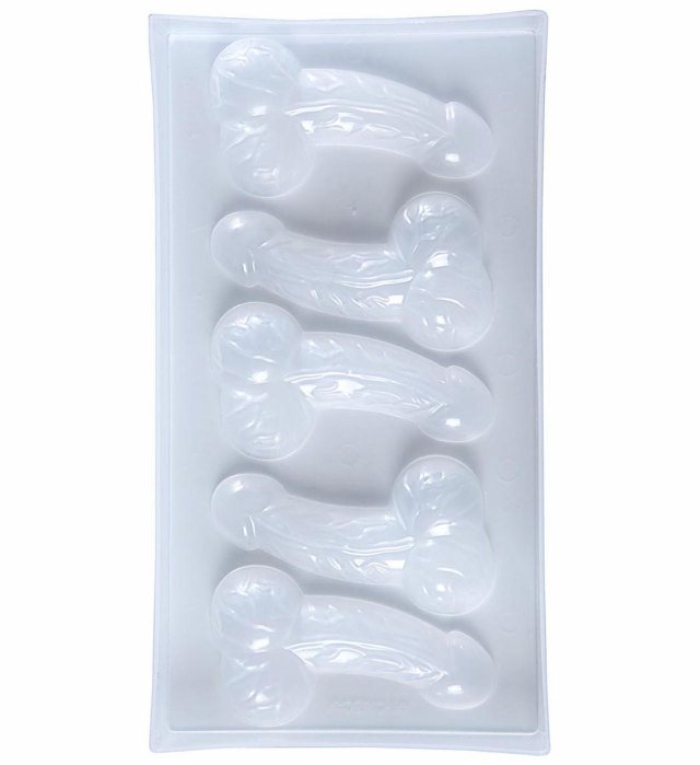 Eiswürfelform Willy für kreative Eiswürfel auf einem Tisch