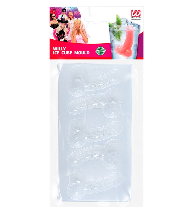 Eiswürfelform Willy für kreative Eiswürfel auf einem Tisch