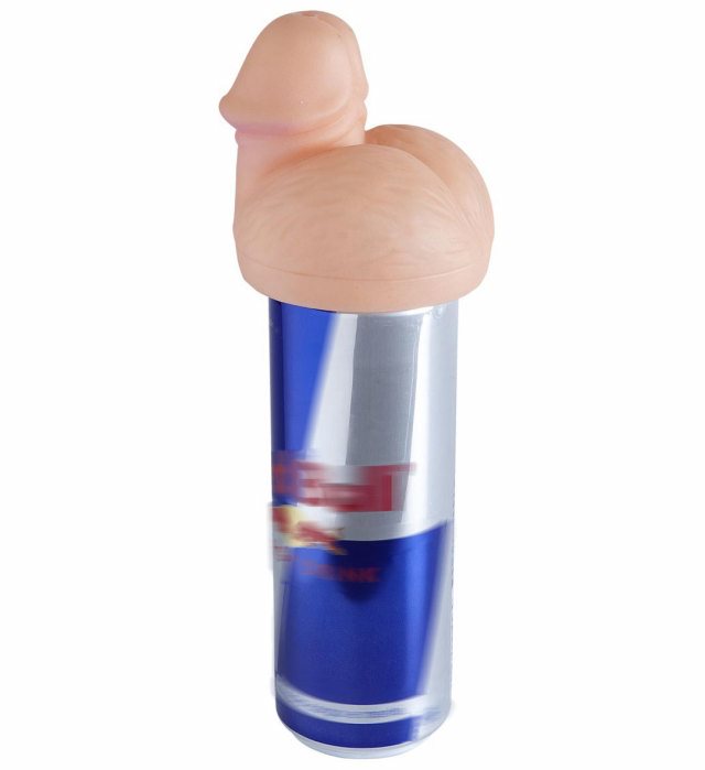 Willy Deckel für Getränkedose als lustiges Fasnacht-Accessoire