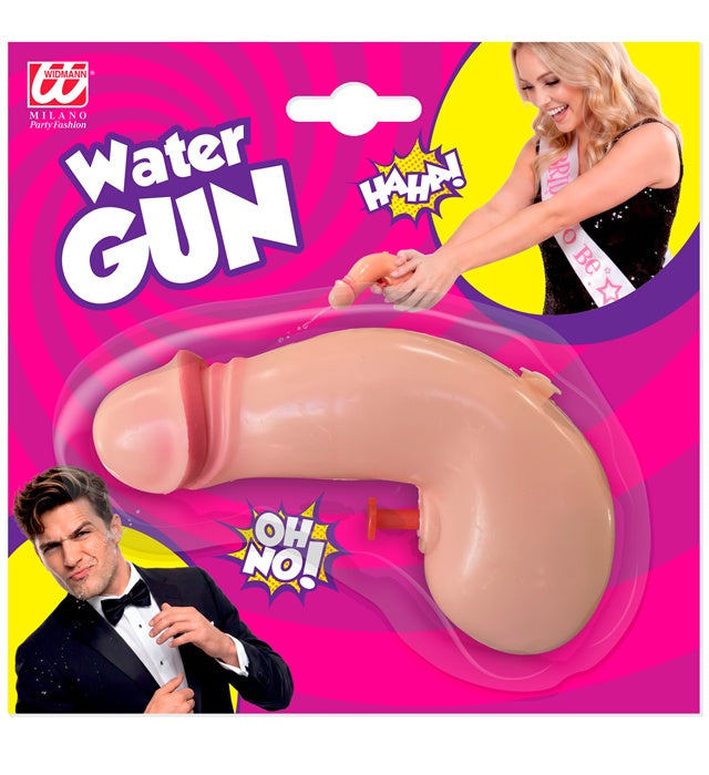Willy Wasserpistole in bunten Farben für Fasnacht und Mottopartys