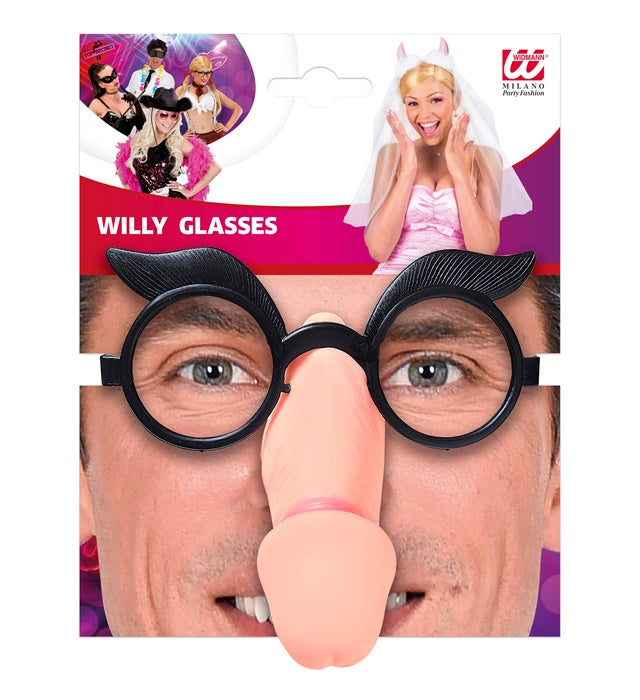 WILLY Brille mit witzigem Design für Fasnacht und Karneval