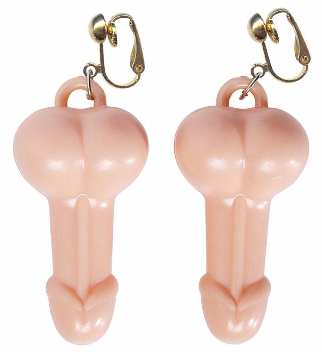 Willy Ohrringe als auffälliges Fasnacht-Accessoire
