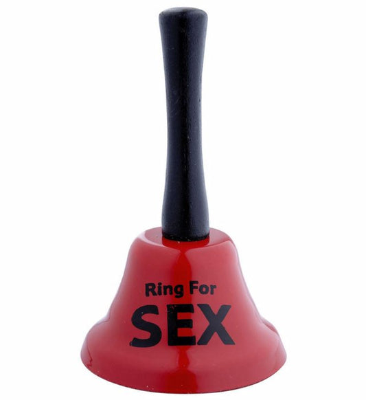 Sex Glocke als lustiges Fasnacht-Accessoire auf weißem Hintergrund