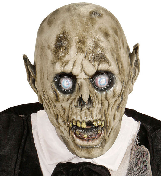 Realistische Zombie Bräutigam Maske mit blutigen Details für Halloween und Fasnacht