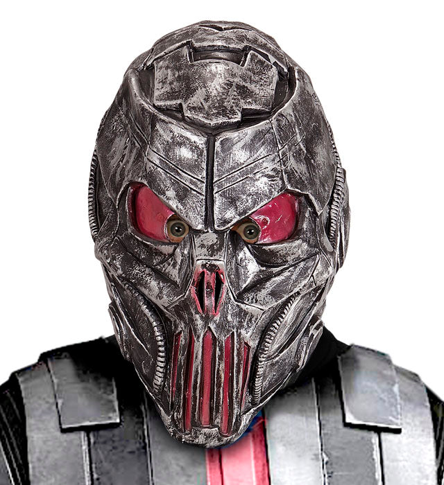 Space Predator Maske mit ausserirdischem Design für Halloween und Fasnacht