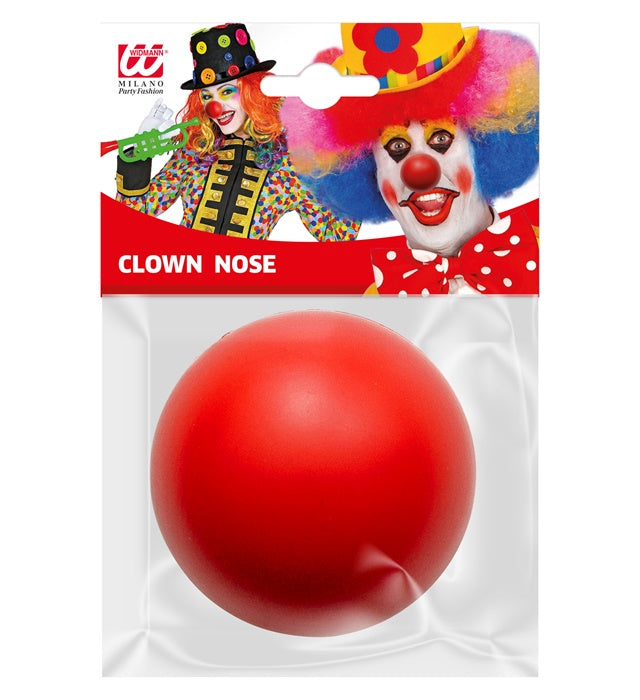 Rote Schaumnase aus Schaumstoff für Clownkostüm