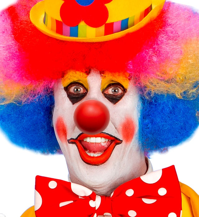 Rote Schaumnase aus Schaumstoff für Clownkostüm