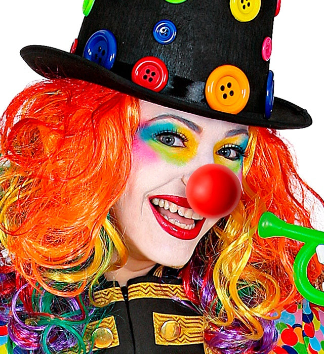 Rote Schaumnase aus Schaumstoff für Clownkostüm