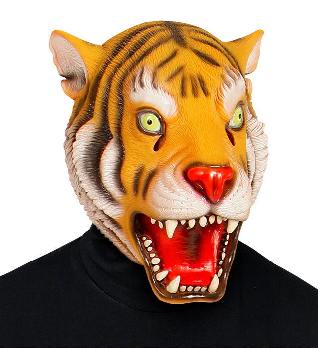 GANZKOPF MASKE TIGER Diverse Farben
