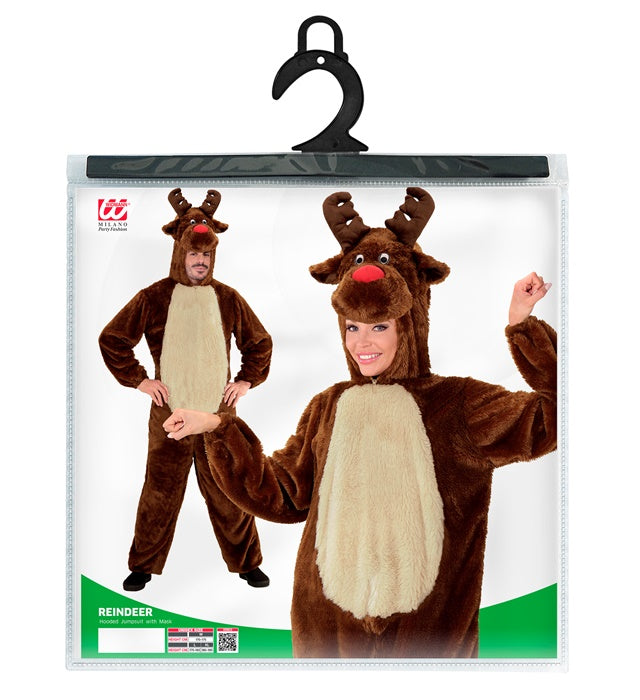 RENTIER SOFT PLÜSCHKOSTÜM (Overall mit Kapuze und Maske)