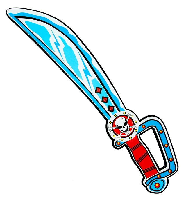 Weicher Piratensäbel aus Schaumstoff, 52 cm lang