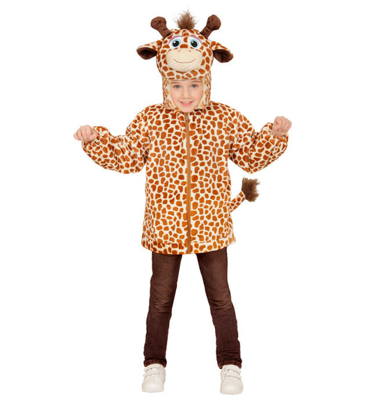 Giraffen Plüschkostüm mit Kapuzenjacke für Fasnacht und Karneval
