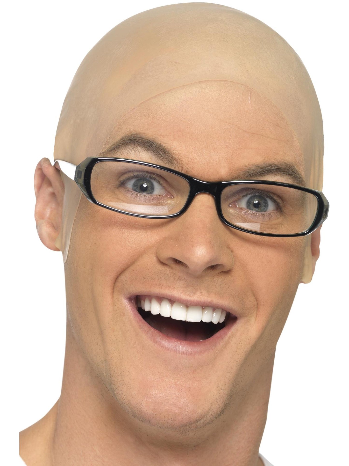 Smiffys Bald, Skin Head, Flesh JN für Unisex