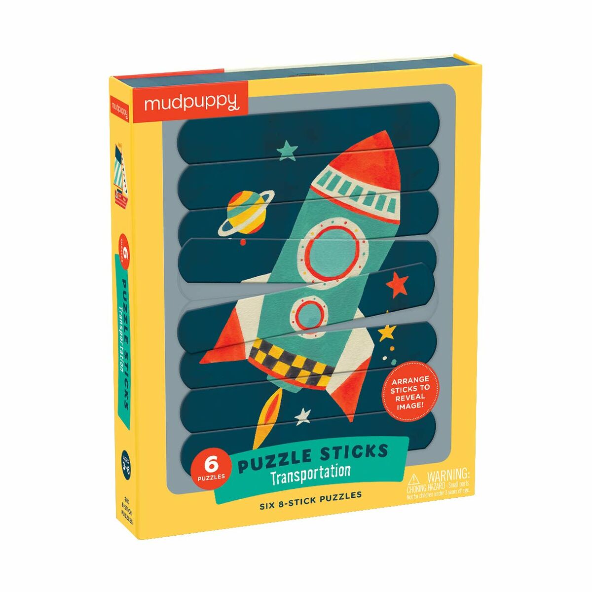 BigBuy Kids Rechteckiges Papierpuzzle für Kinder ab 3 Jahren auf Englisch