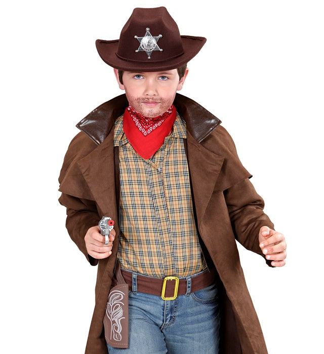 Spielzeug Cowboypistolen mit Halfter und Gürtel für Kinder, 28 cm lang