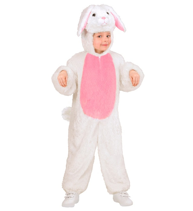 Weiches Plüsch-Hasenkostüm mit Kapuze und Hasenohren für Fasnacht