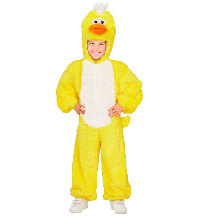 Enten Plüschkostüm Overall mit Kapuze für Fasnacht