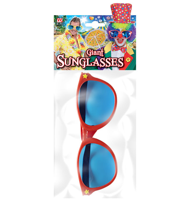 MAXI Sonnenbrillen in vier verschiedenen Farben als Fasnacht-Accessoire