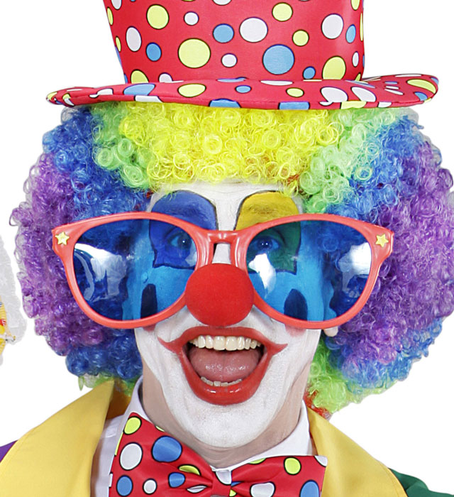 MAXI Sonnenbrillen in vier verschiedenen Farben als Fasnacht-Accessoire