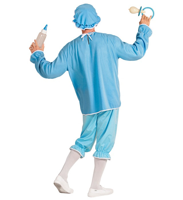 Baby Jungen Fasnachtskostüm mit Oberteil, Lätzchen, kurzer Hose und Mütze