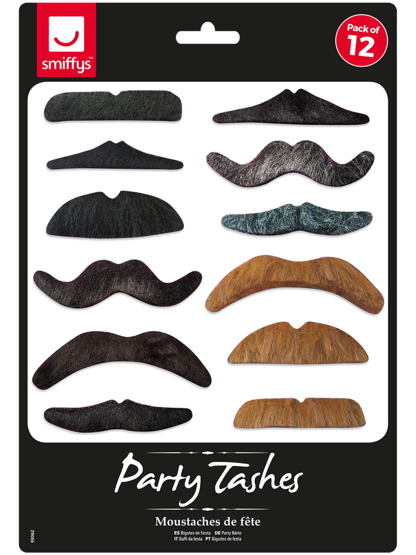 Smiffys Party Tashes, CD für Herren