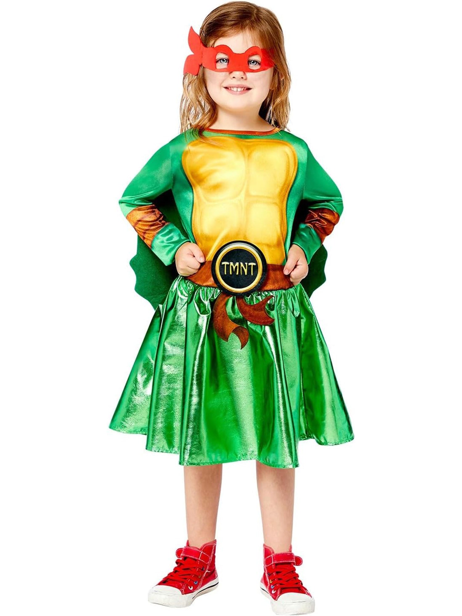 Rubies TMNT Kostüm für Mädchen 8–10 Jahre – Produktansicht