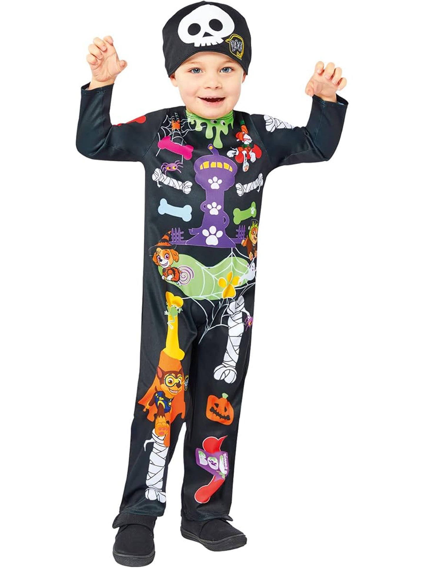 Rubies Paw Patrol Skeleton Kinderkostüm – Seitenansicht