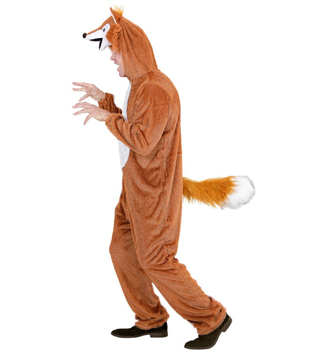 Fuchs Funny Overall mit Kapuze als Fasnachtskostüm